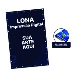 Lona Front Brilho  4x0 Ilhós Ilhós Total 